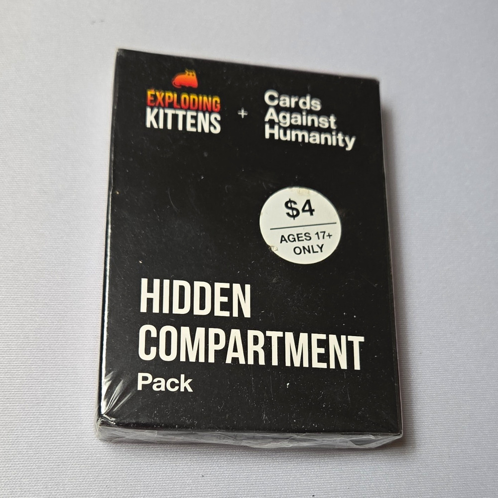 Exploding Kittens Hidden Compartment Pack Expansion, Humor, 2-5 Players, 17+
